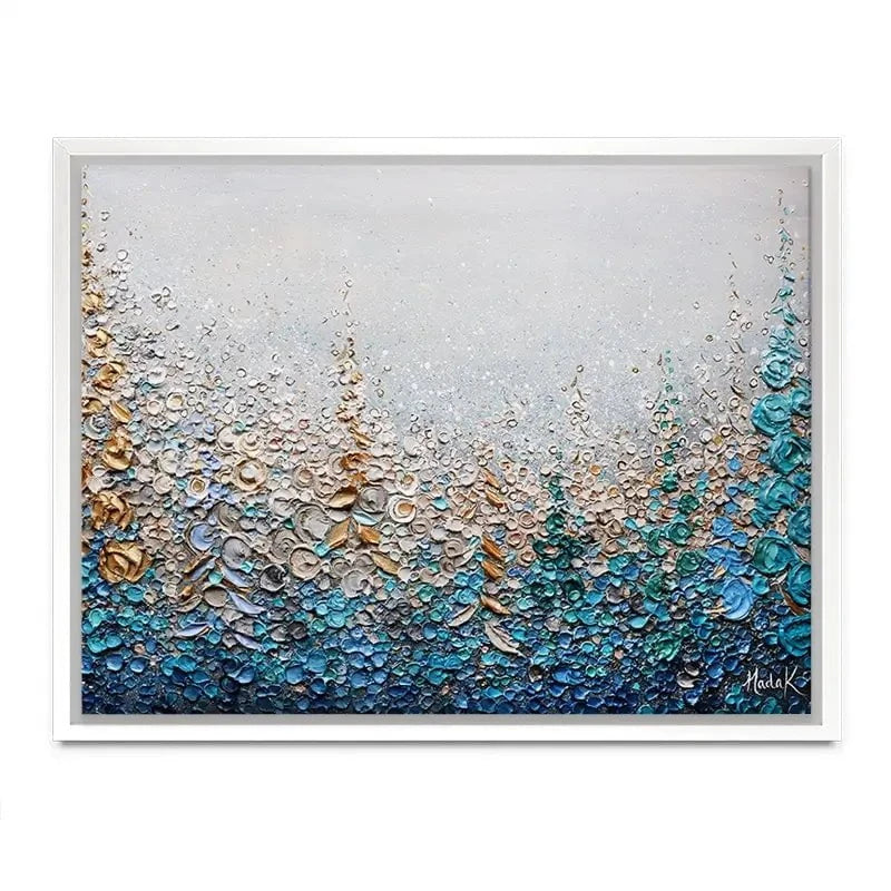 Into The Blue Canvas Print Into The Blue Canvas Print wall art product Nada Khatib