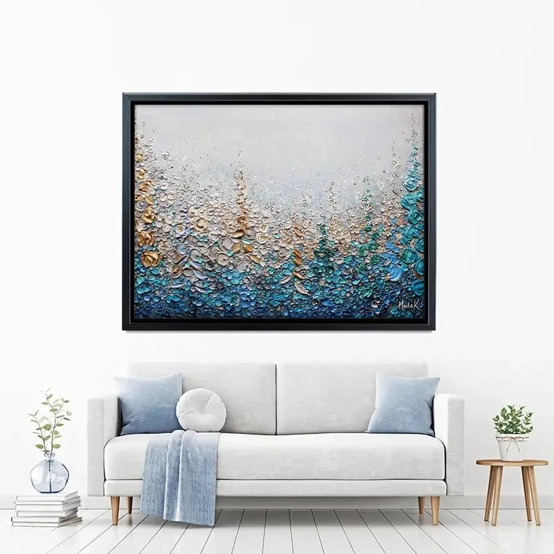 Into The Blue Canvas Print Into The Blue Canvas Print wall art product Nada Khatib