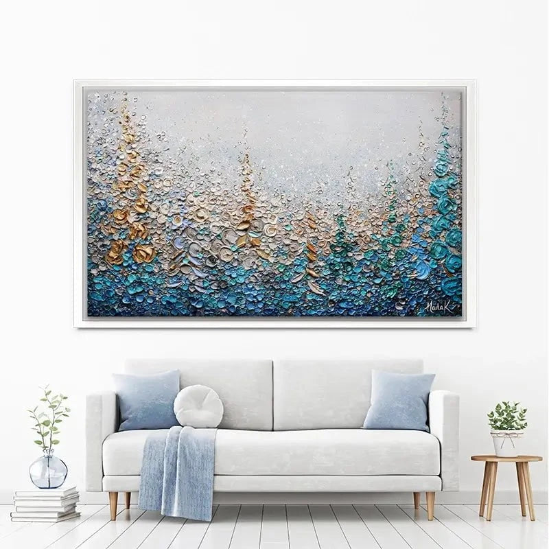 Into The Blue Canvas Print Into The Blue Canvas Print wall art product Nada Khatib