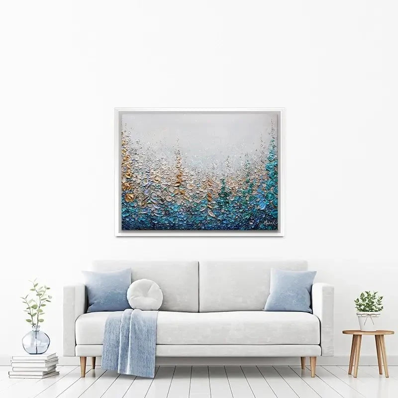 Into The Blue Canvas Print Into The Blue Canvas Print wall art product Nada Khatib