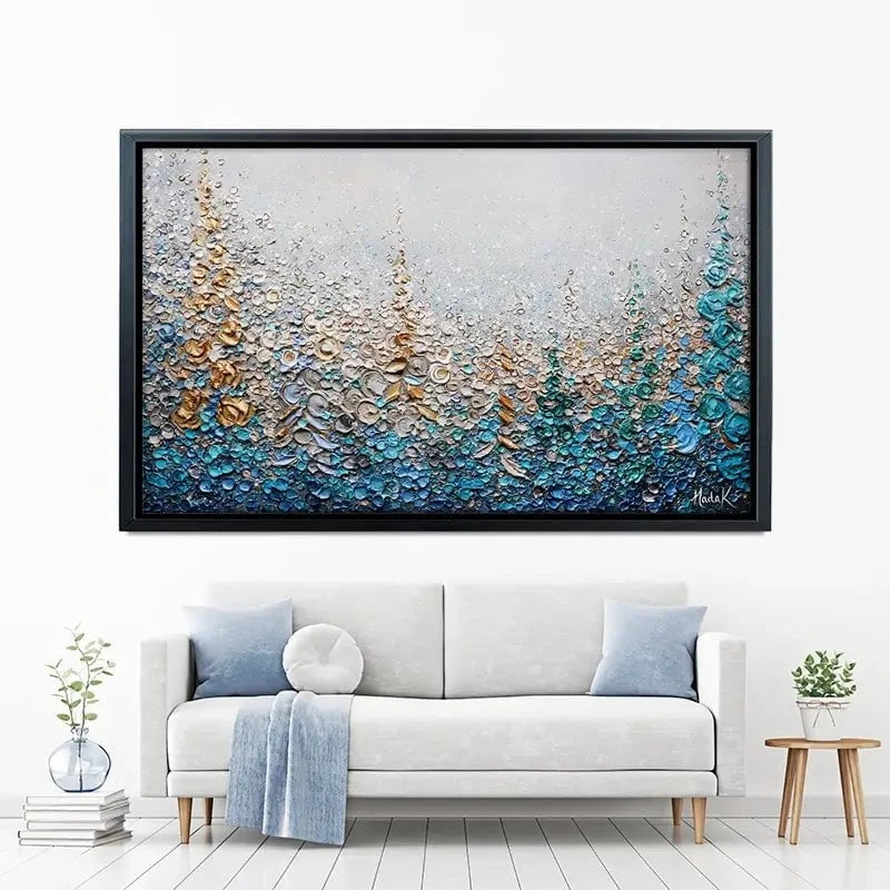 Into The Blue Canvas Print Into The Blue Canvas Print wall art product Nada Khatib