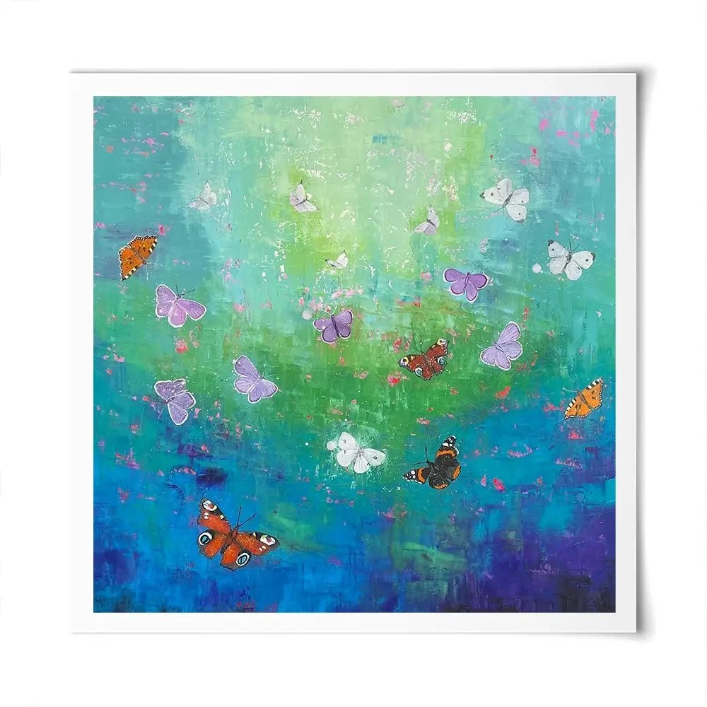 Into The Light Square Art Print Into The Light Square Art Print wall art product Laure Bury