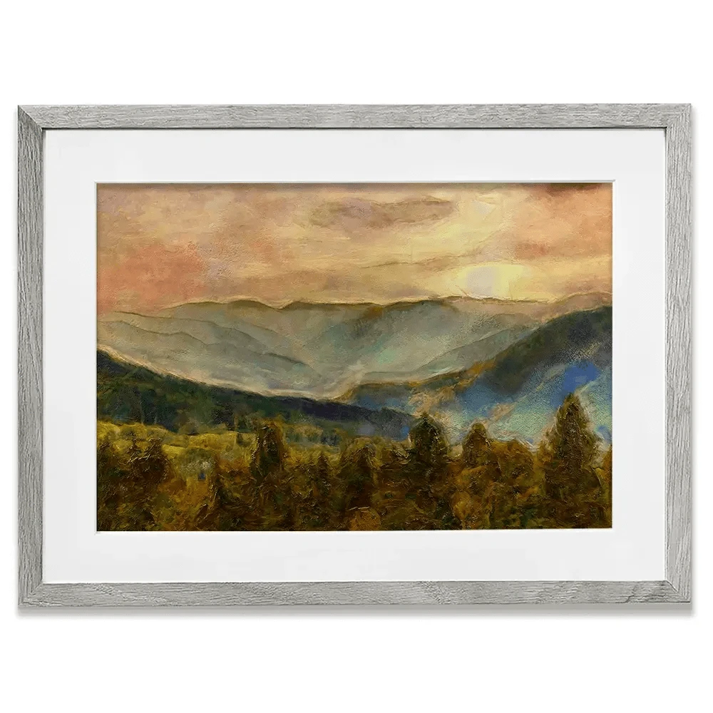 Into The Valley Framed Art Print Into The Valley Framed Art Print wall art product Alonzo Saunders