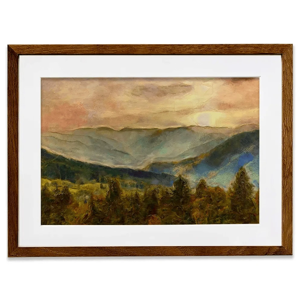 Into The Valley Framed Art Print Into The Valley Framed Art Print wall art product Alonzo Saunders