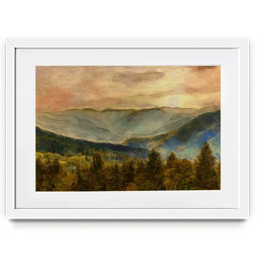 Into The Valley Framed Art Print Into The Valley Framed Art Print wall art product Alonzo Saunders