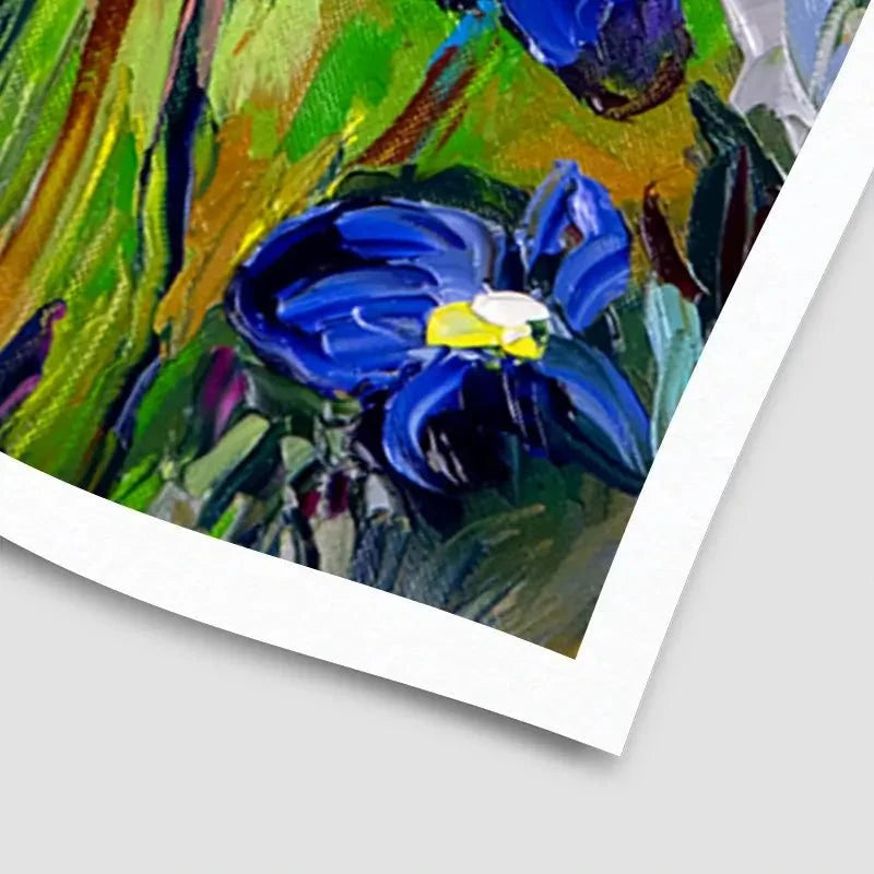 Iris Garden Art Print Iris Garden Art Print wall art product Ekaterina Ermilkina