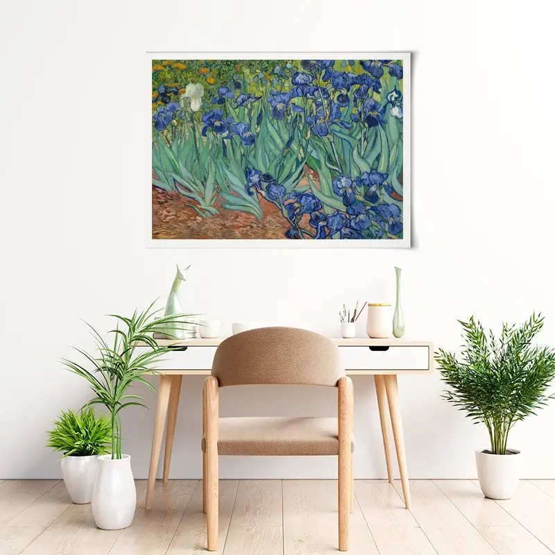 Irises Art Print Irises Art Print wall art product Vincent Van Gogh