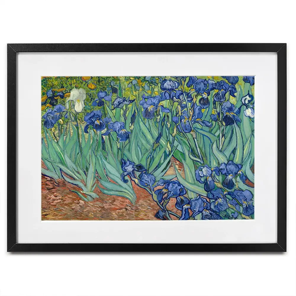 Irises Framed Art Print Irises Framed Art Print wall art product Vincent Van Gogh