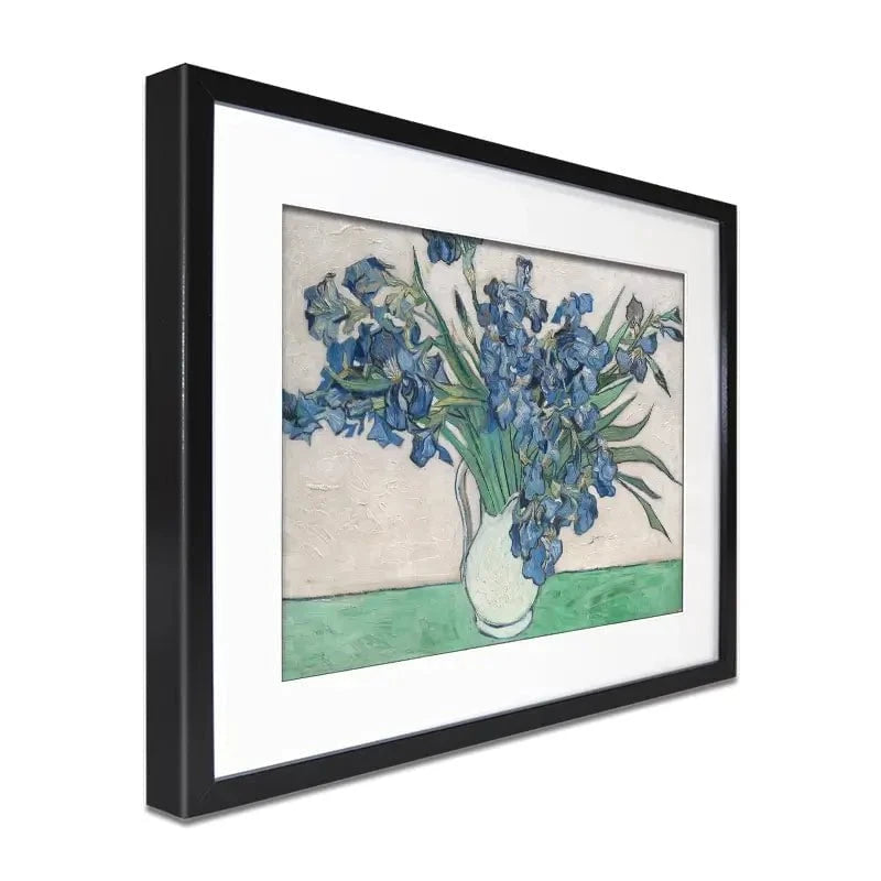 Irises Vase Framed Art Print Irises Vase Framed Art Print wall art product Vincent Van Gogh