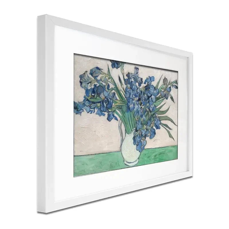 Irises Vase Framed Art Print Irises Vase Framed Art Print wall art product Vincent Van Gogh