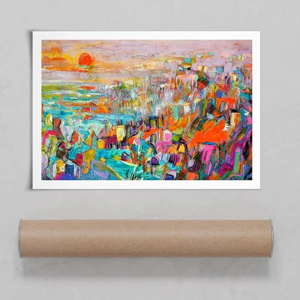 Island In The Setting Sun Art Print Island In The Setting Sun Art Print wall art product Dorothy Fagan