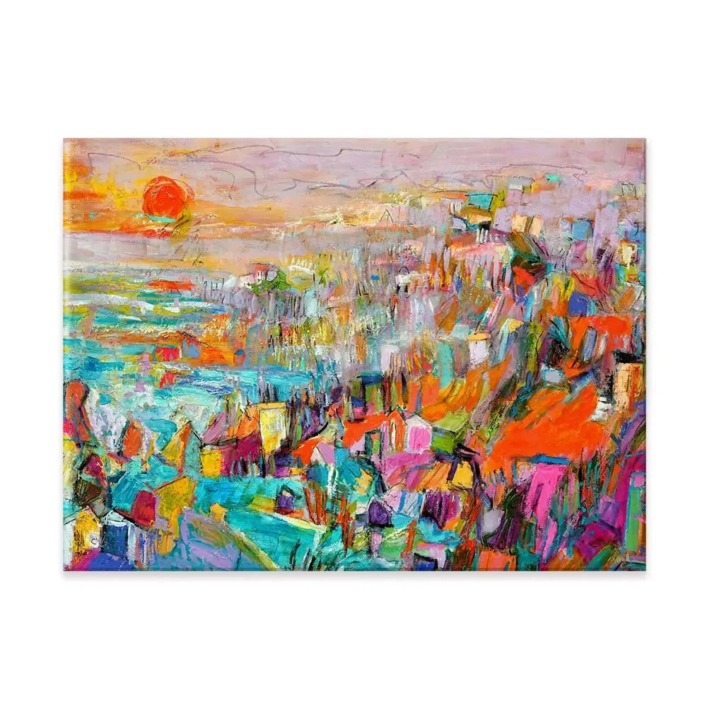 Island In The Setting Sun Canvas Print Island In The Setting Sun Canvas Print wall art product Dorothy Fagan