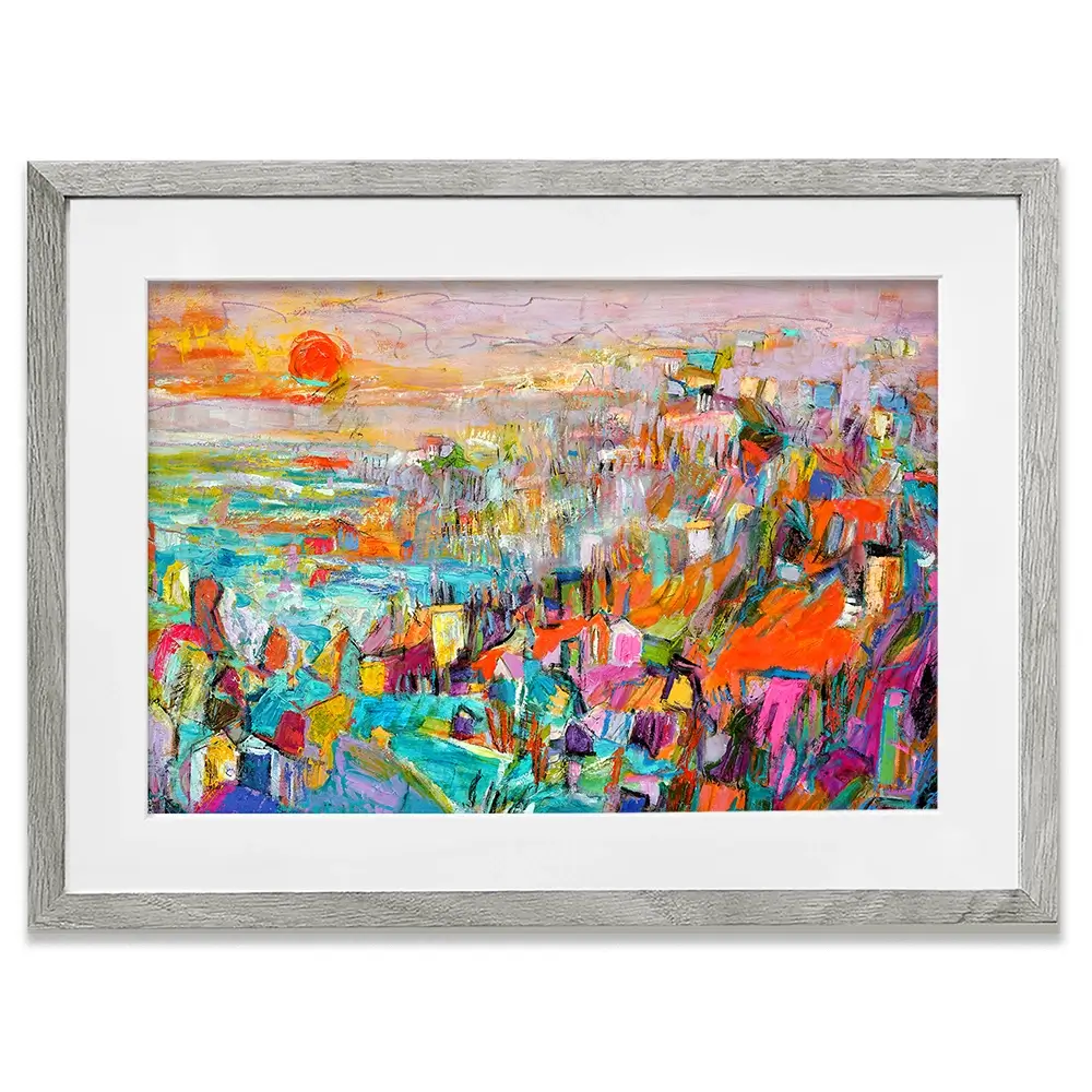 Island In The Setting Sun Framed Art Print Island In The Setting Sun Framed Art Print wall art product Dorothy Fagan