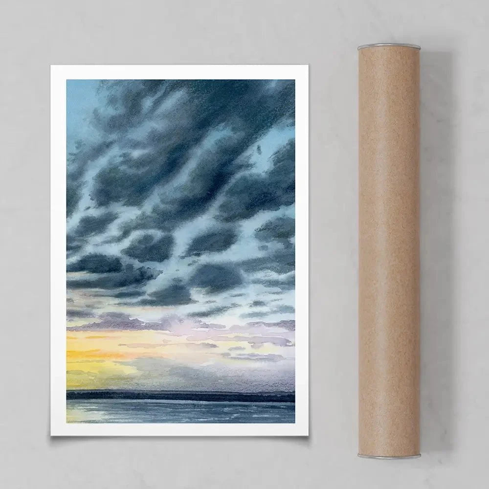 Island Sunset 2 Art Print Island Sunset 2 Art Print wall art product Grace Popp