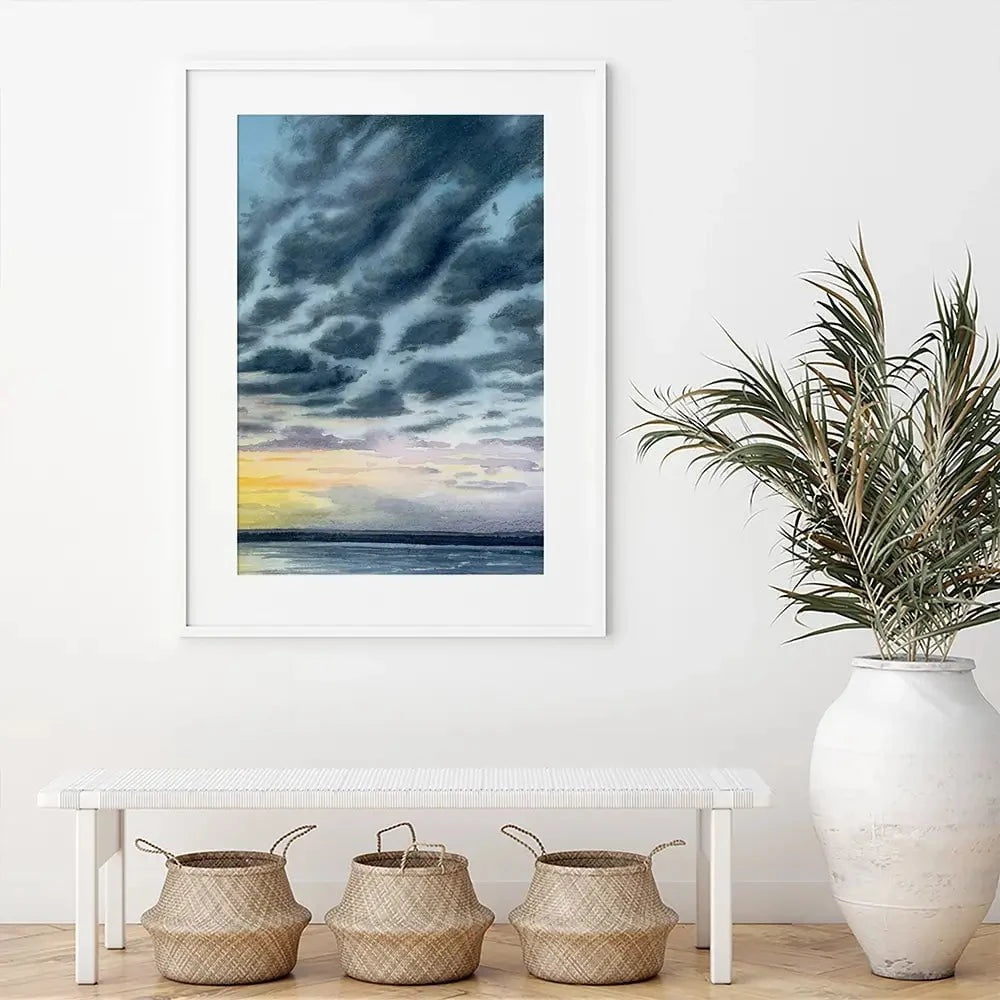 Island Sunset 2 Framed Art Print Island Sunset 2 Framed Art Print wall art product Grace Popp