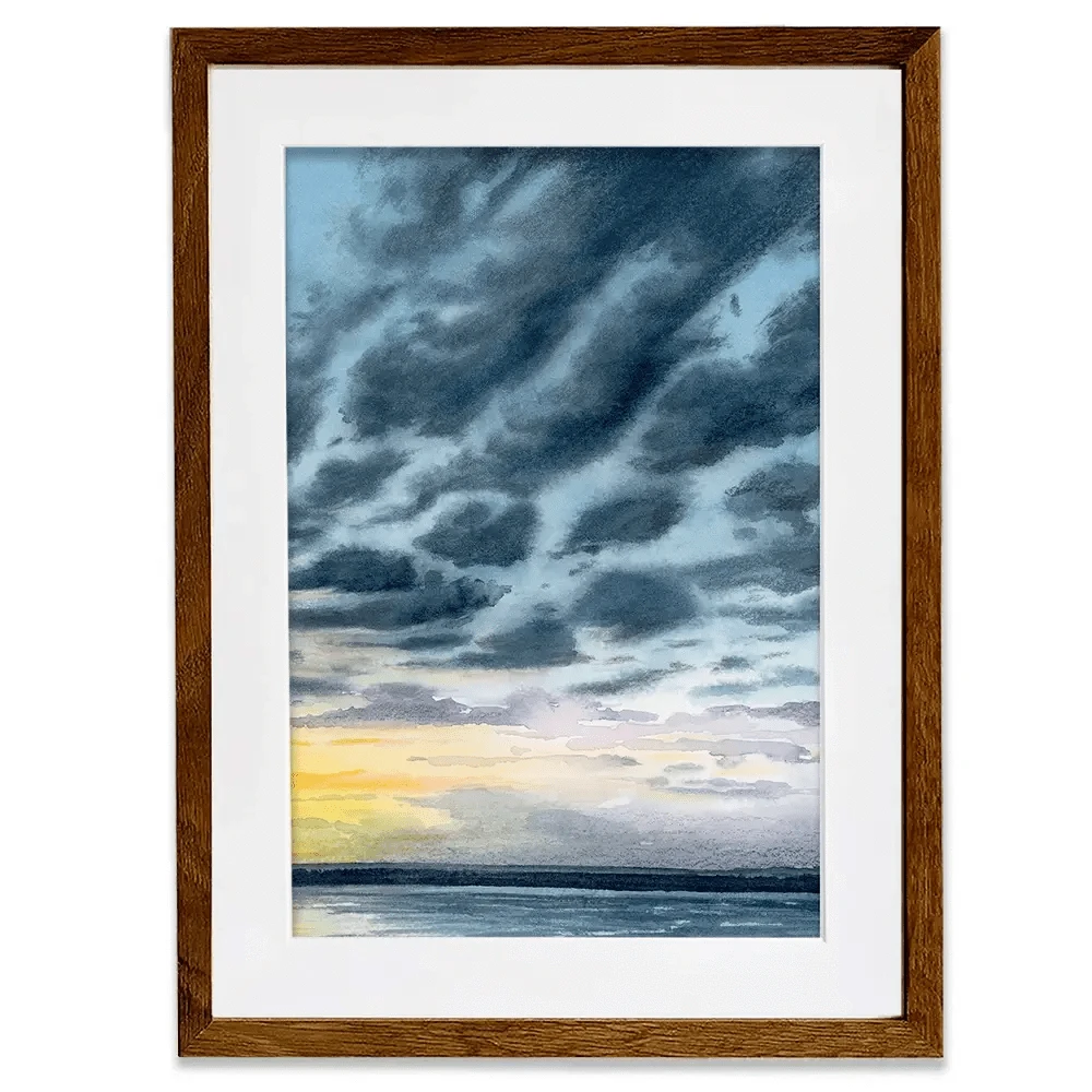 Island Sunset 2 Framed Art Print Island Sunset 2 Framed Art Print wall art product Grace Popp