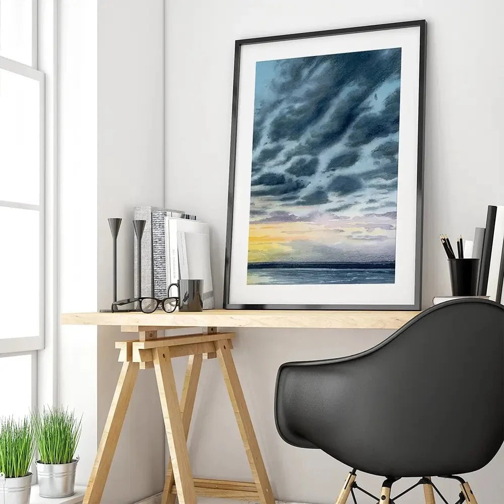 Island Sunset 2 Framed Art Print Island Sunset 2 Framed Art Print wall art product Grace Popp