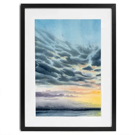 Island Sunset Framed Art Print Island Sunset Framed Art Print wall art product Grace Popp