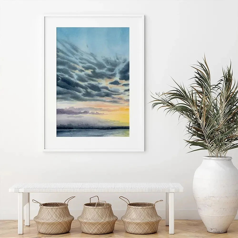 Island Sunset Framed Art Print Island Sunset Framed Art Print wall art product Grace Popp