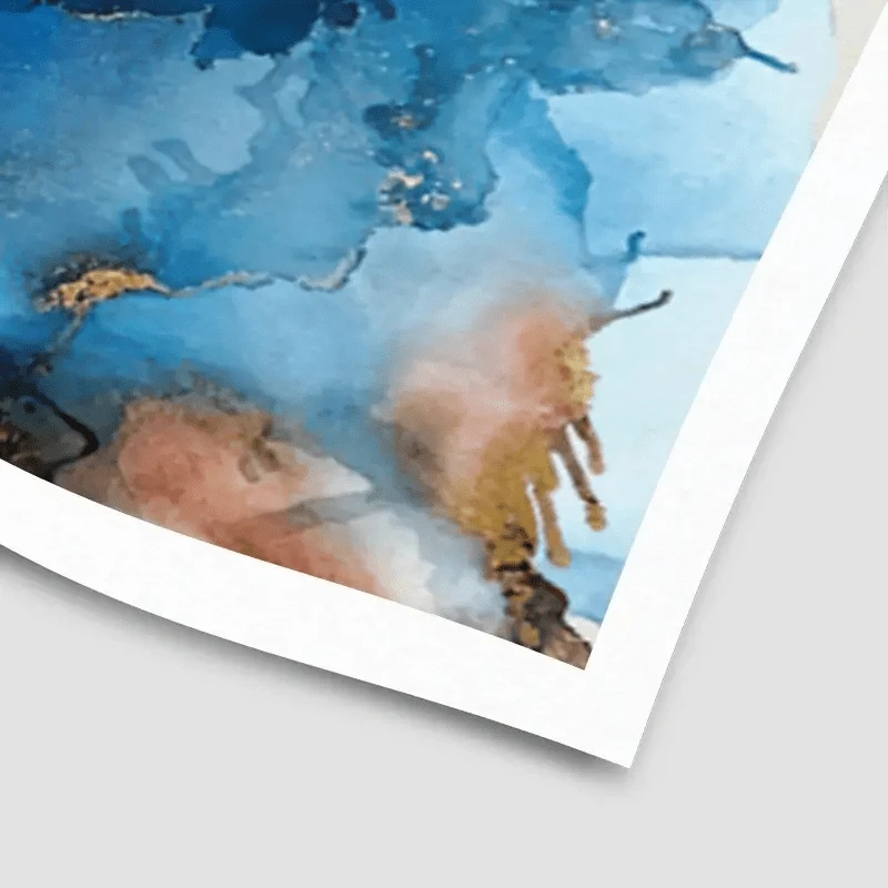 It's All Blue Art Print It's All Blue Art Print wall art product Violeta Allaberdieva