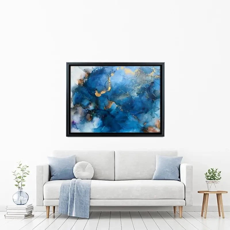 It's All Blue Canvas Print It's All Blue Canvas Print wall art product Violeta Allaberdieva