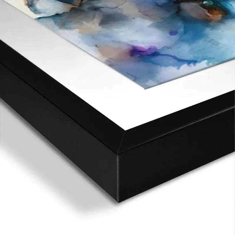 It's All Blue Framed Art Print It's All Blue Framed Art Print wall art product Violeta Allaberdieva