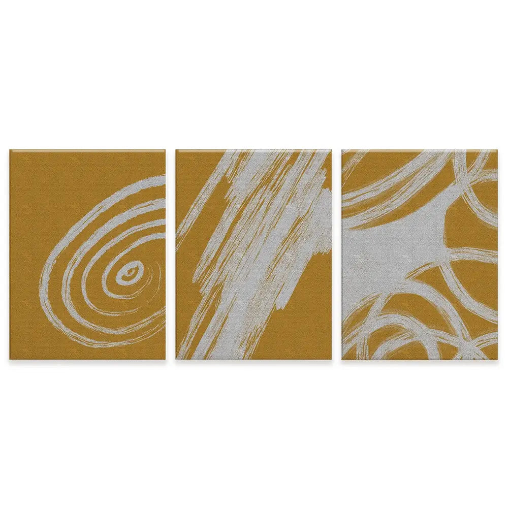 It Was All Yellow Trio Canvas Print It Was All Yellow Trio Canvas Print wall art product Yuli Saputra