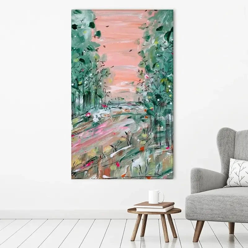 January Walks Canvas Print January Walks Canvas Print wall art product Charlotte Anna Reed