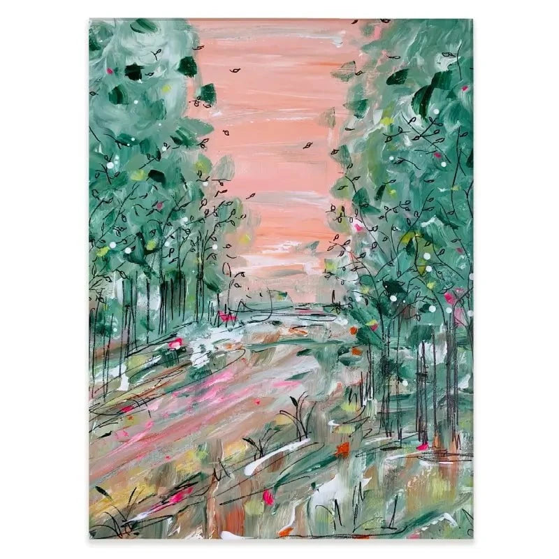 January Walks Canvas Print January Walks Canvas Print wall art product Charlotte Anna Reed