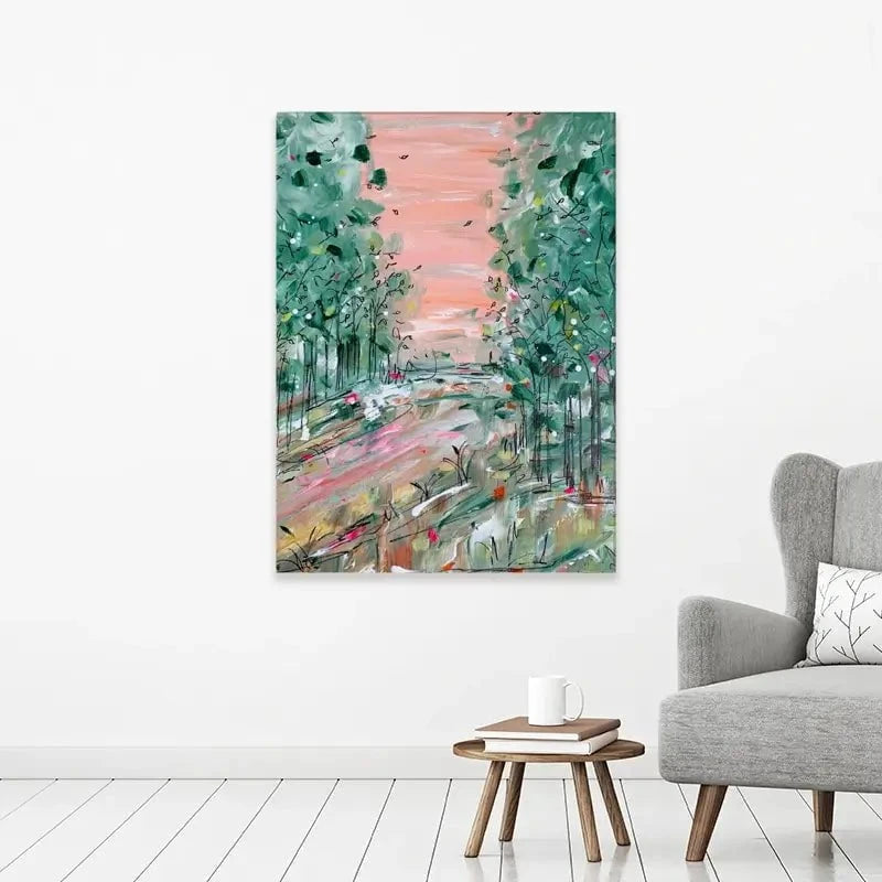 January Walks Canvas Print January Walks Canvas Print wall art product Charlotte Anna Reed