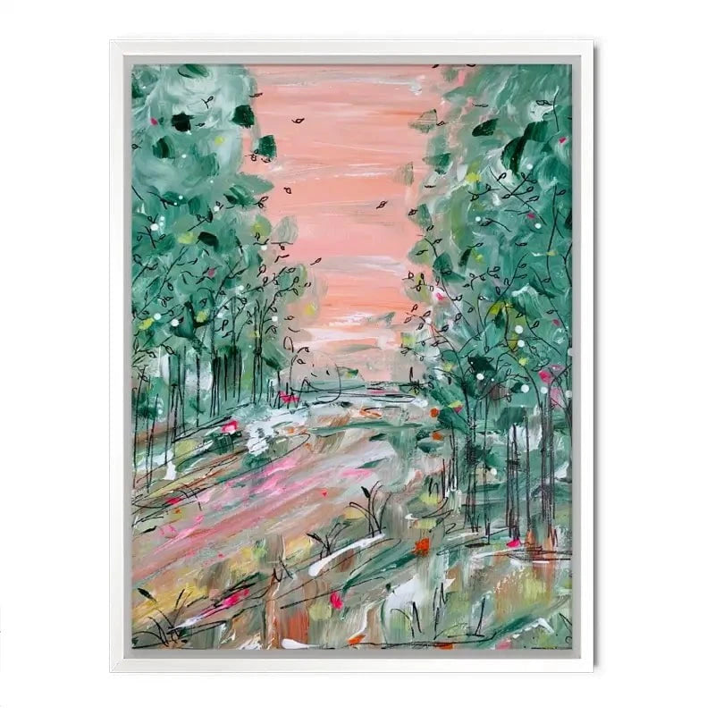 January Walks Canvas Print January Walks Canvas Print wall art product Charlotte Anna Reed