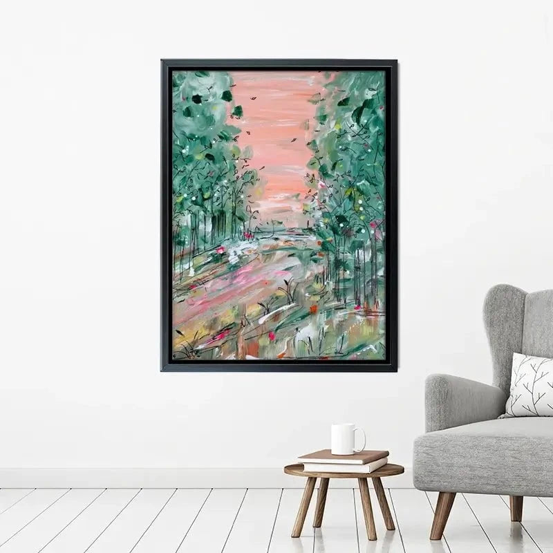 January Walks Canvas Print January Walks Canvas Print wall art product Charlotte Anna Reed