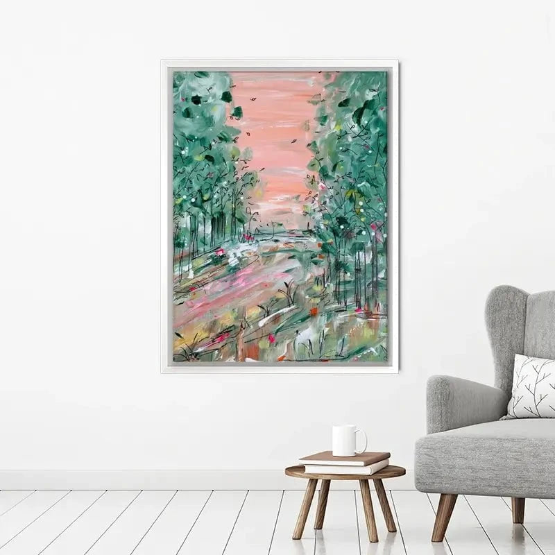 January Walks Canvas Print January Walks Canvas Print wall art product Charlotte Anna Reed