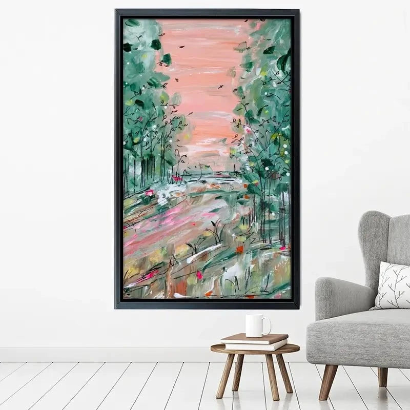 January Walks Canvas Print January Walks Canvas Print wall art product Charlotte Anna Reed