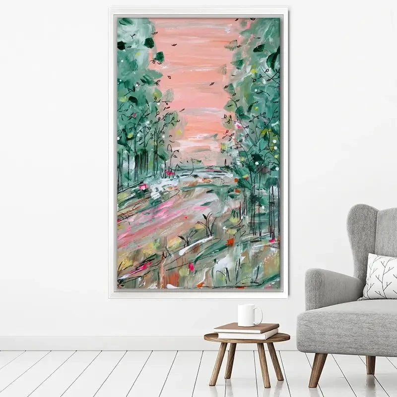January Walks Canvas Print January Walks Canvas Print wall art product Charlotte Anna Reed