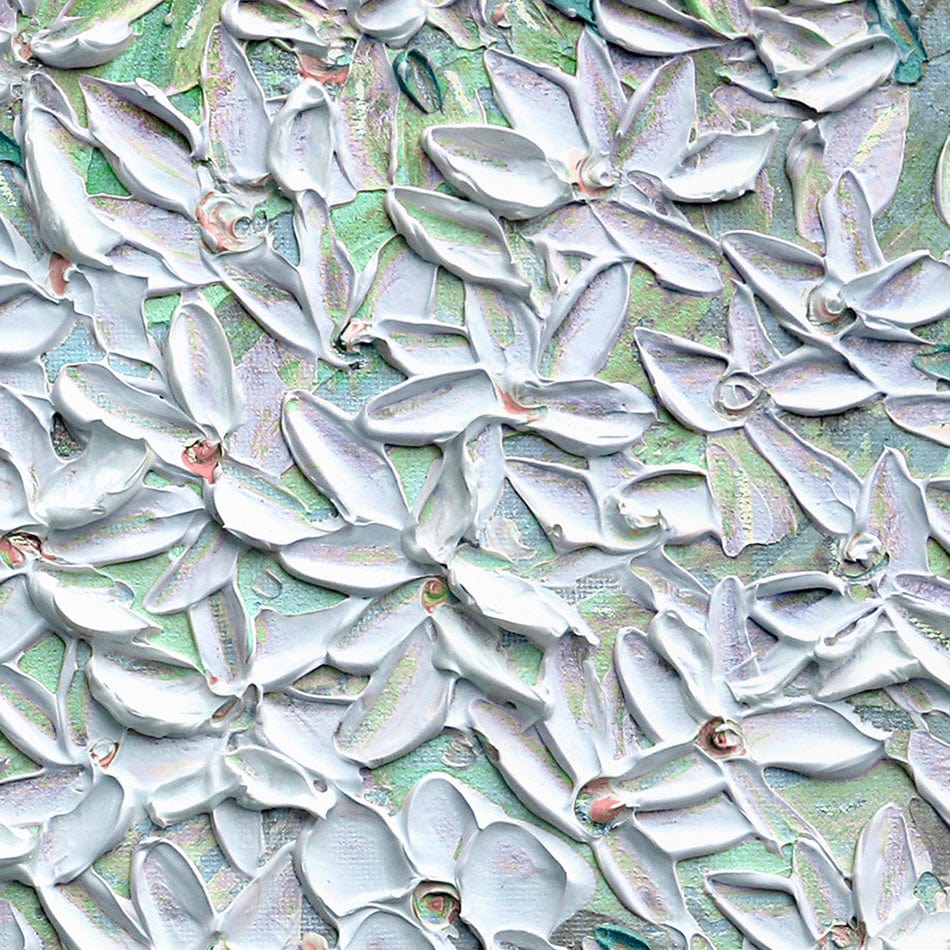 Jasmine Mint Green Art Print wall art product Expression By Nada