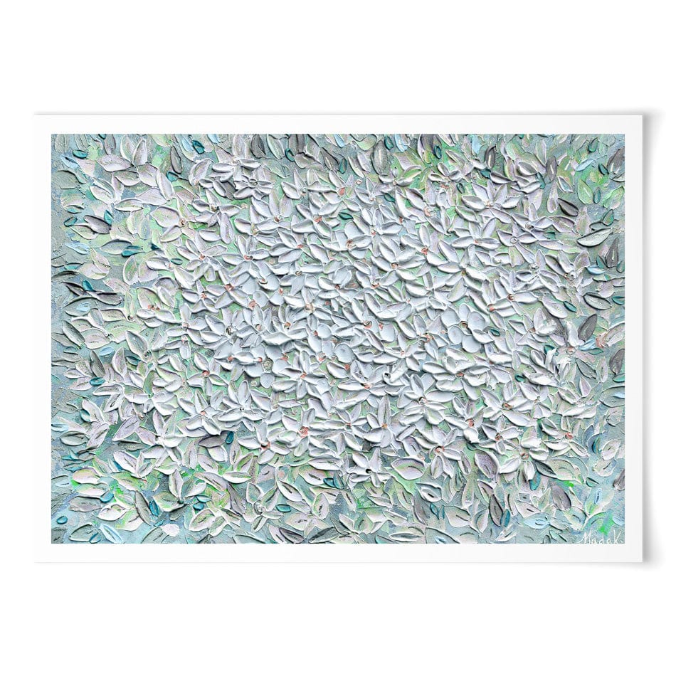 Jasmine Mint Green Art Print wall art product Expression By Nada