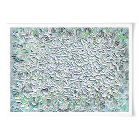 Jasmine Mint Green Art Print wall art product Expression By Nada