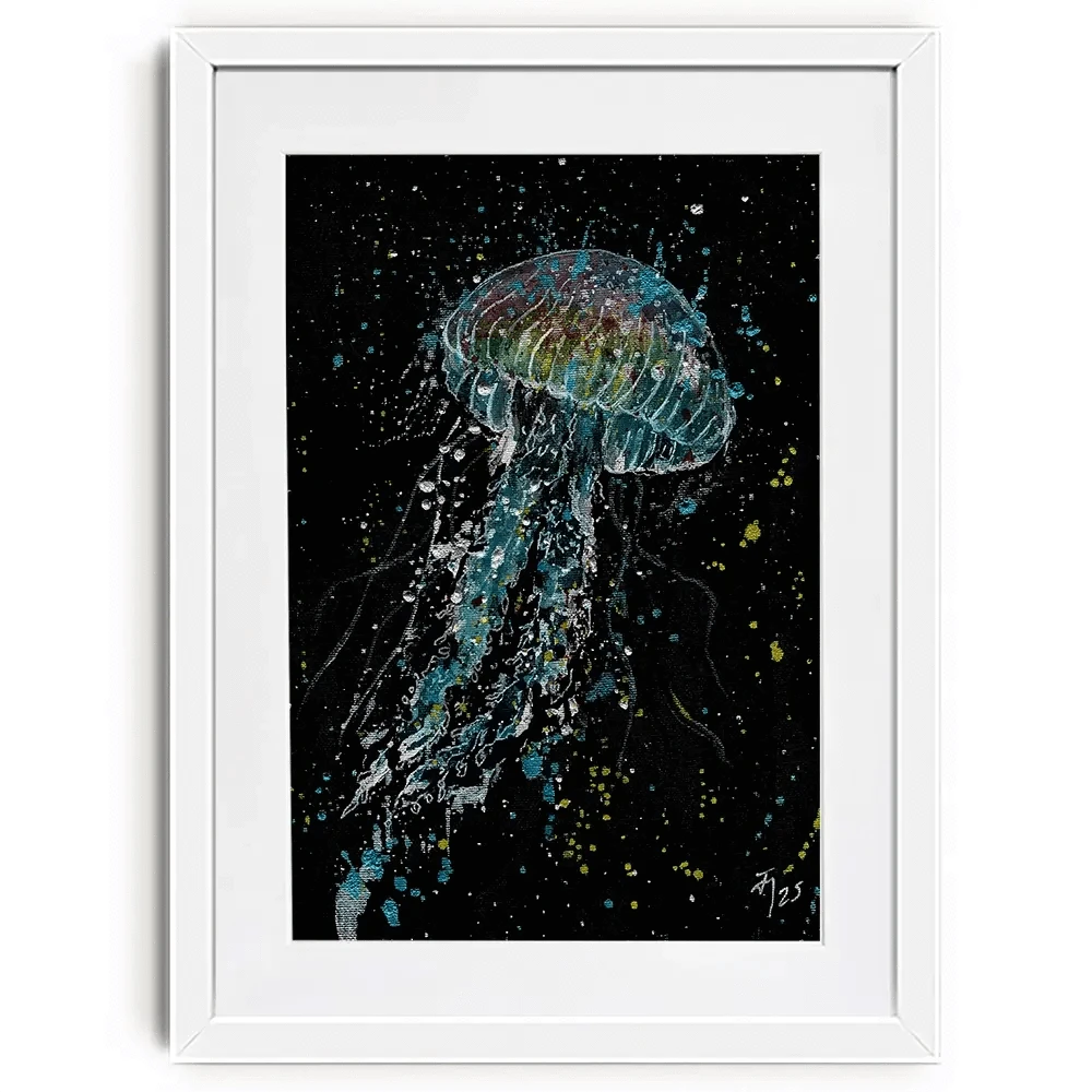 Jellyfish Framed Art Print Jellyfish Framed Art Print wall art product Jamie Taylor