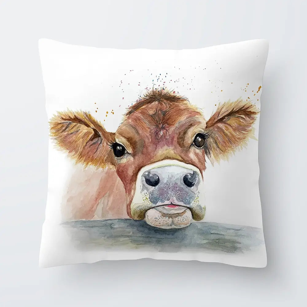 Jersey Cow Cushion Jersey Cow Cushion wall art product Karen Sutton