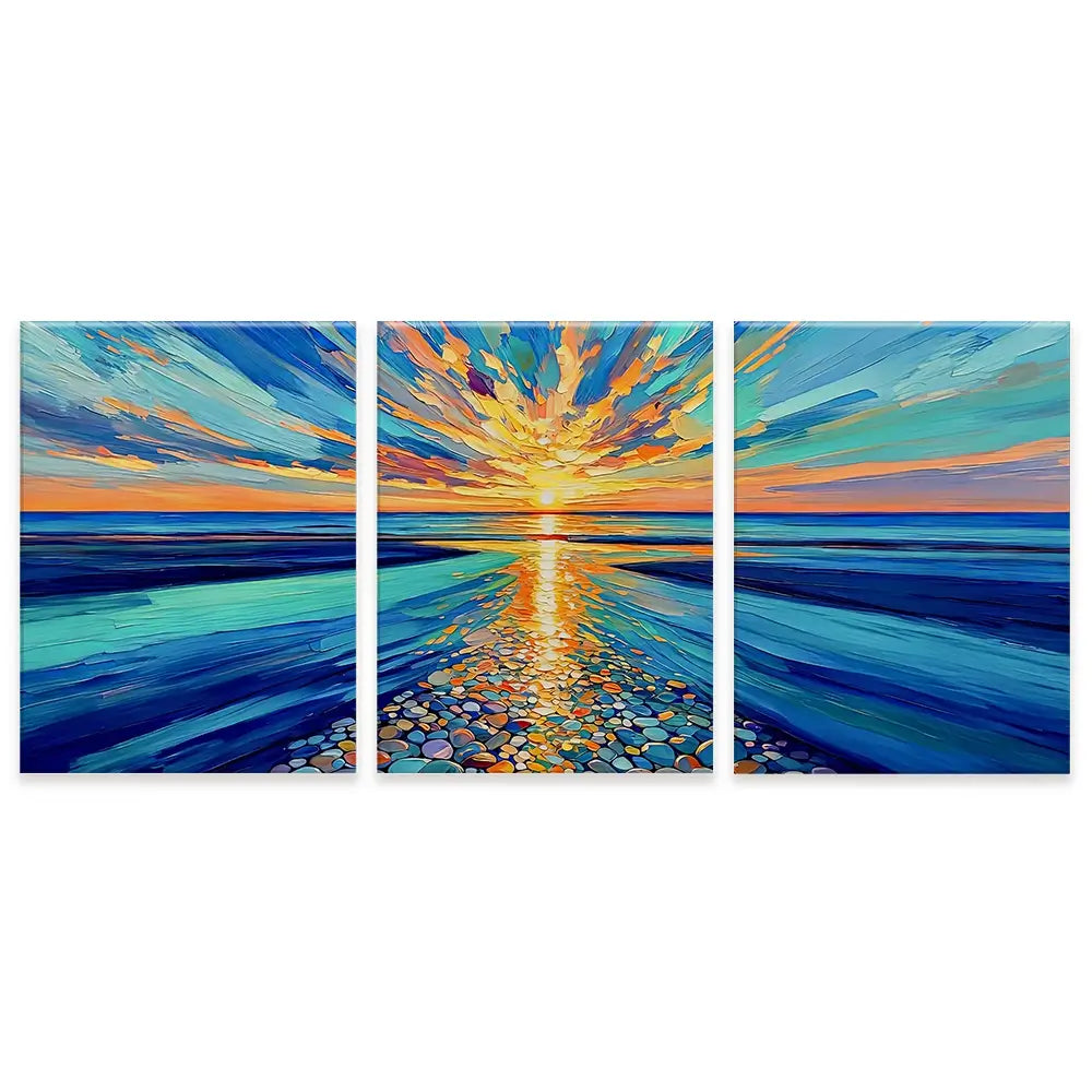 Jewels Of The Shore Trio Canvas Print Jewels Of The Shore Trio Canvas Print wall art product David Alexander Elder
