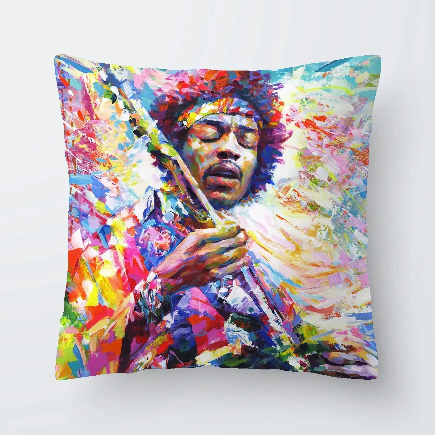Jimi Hendrix Cushion Jimi Hendrix Cushion wall art product Leon Devenice