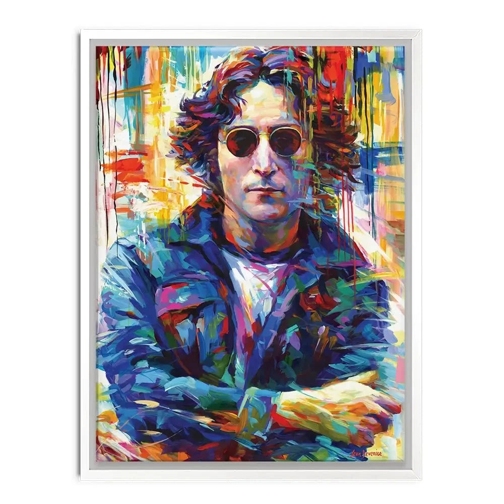 John Lennon Canvas Print John Lennon Canvas Print wall art product Leon Devenice