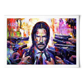 John Wick Art Print John Wick Art Print wall art product Leon Devenice