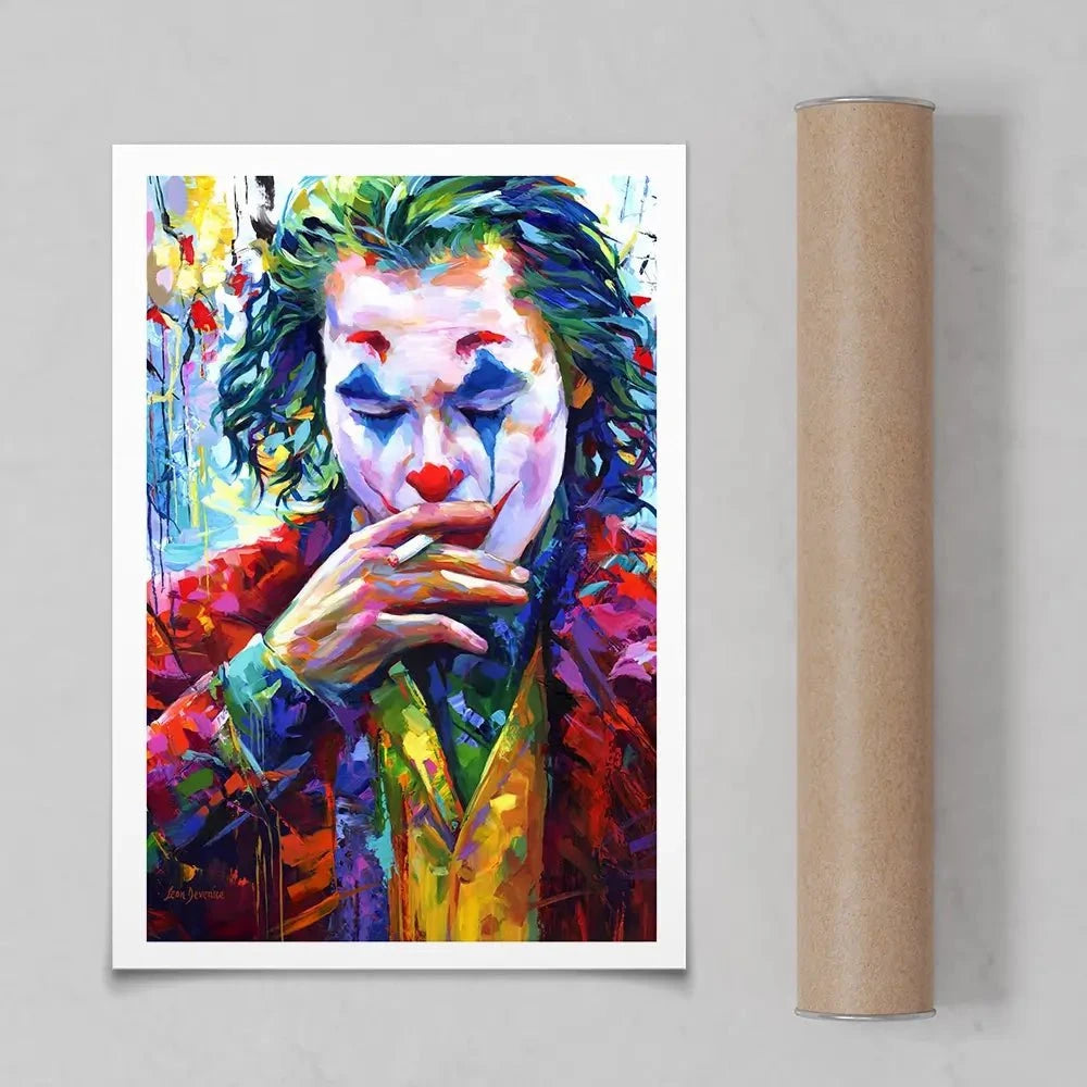 Joker Art Print Joker Art Print wall art product Leon Devenice