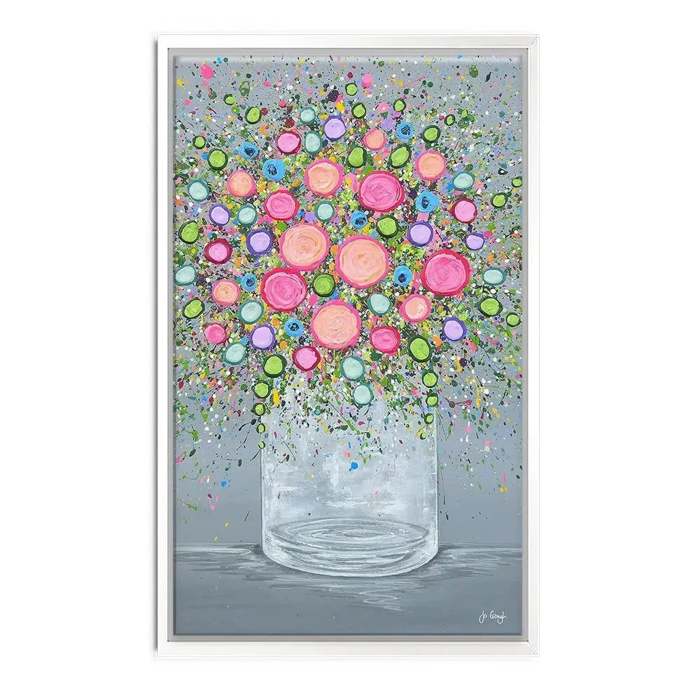 Joy In Every Bloom Canvas Print Joy In Every Bloom Canvas Print wall art product Jo Gough