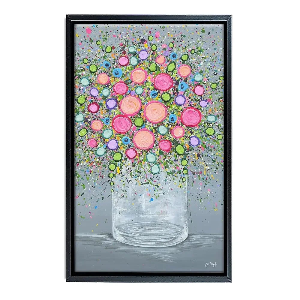 Joy In Every Bloom Canvas Print Joy In Every Bloom Canvas Print wall art product Jo Gough