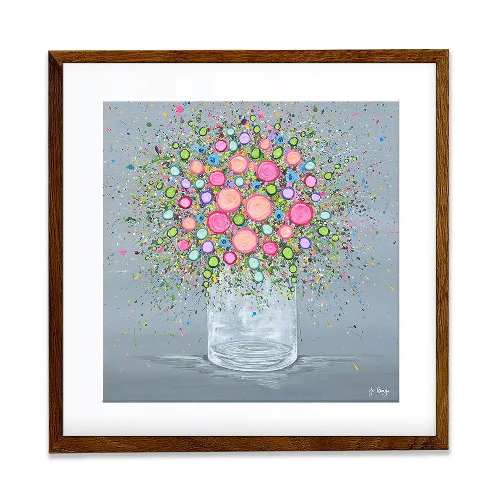 Joy In Every Bloom Framed Art Print Joy In Every Bloom Framed Art Print wall art product Jo Gough