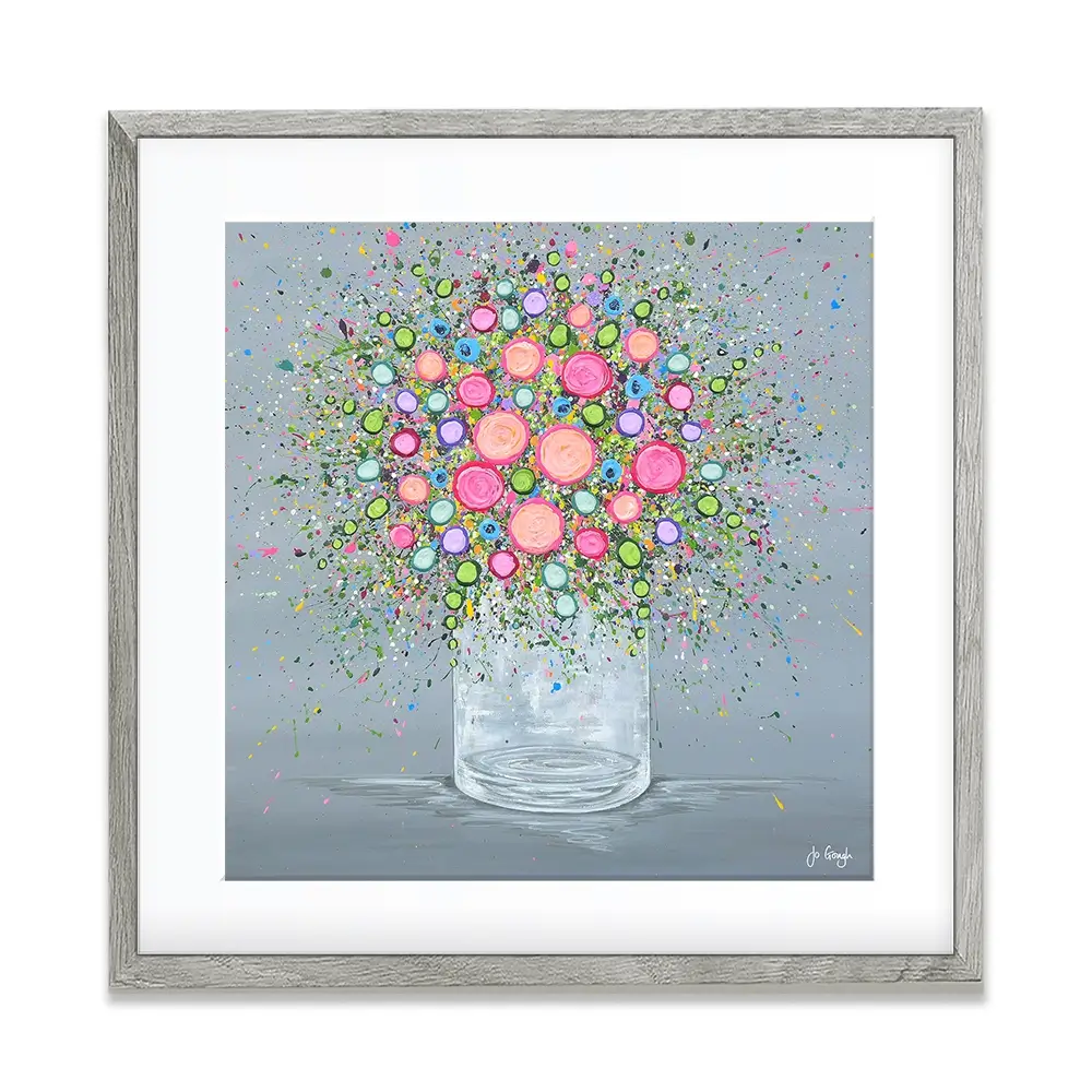 Joy In Every Bloom Framed Art Print Joy In Every Bloom Framed Art Print wall art product Jo Gough