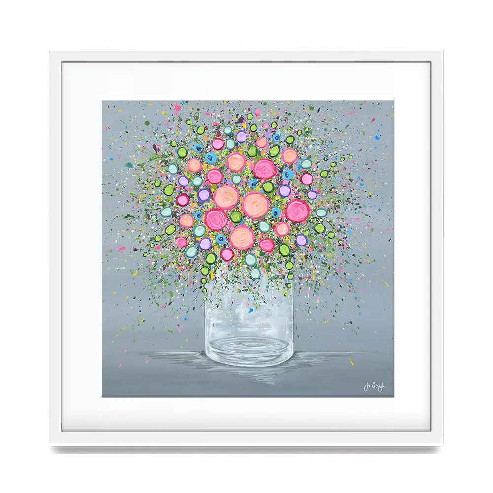 Joy In Every Bloom Framed Art Print Joy In Every Bloom Framed Art Print wall art product Jo Gough